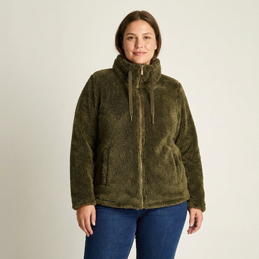 Polerón Verde Coral Fleece Mujer - Lorenzo di Pontti