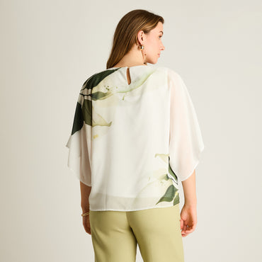 Túnica Verde Hoja Oversize