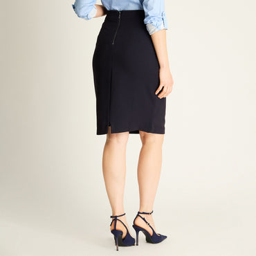 Falda Azul Midi