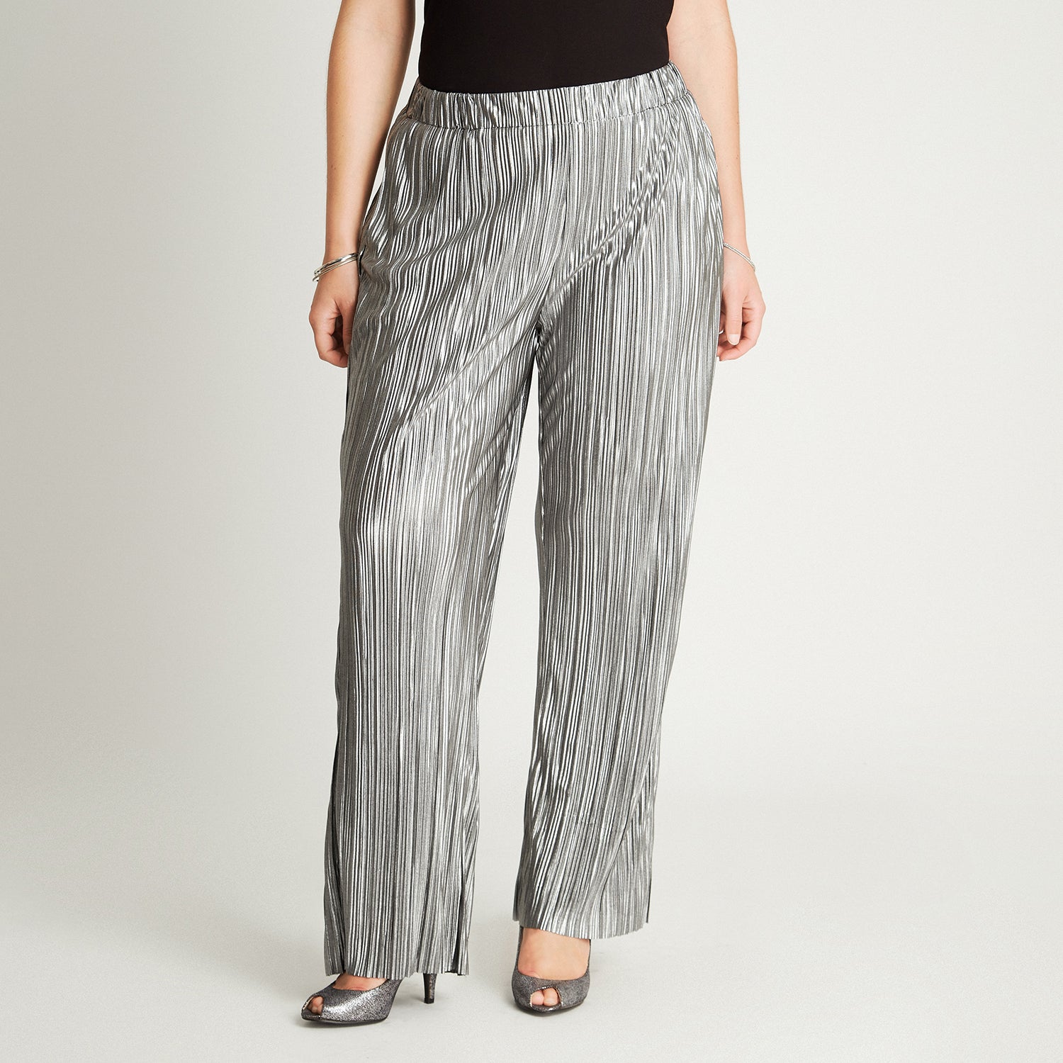 Pantalón Negro Palazzo Lorenzo di Pontti