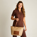 Cartera Camel Con Forro