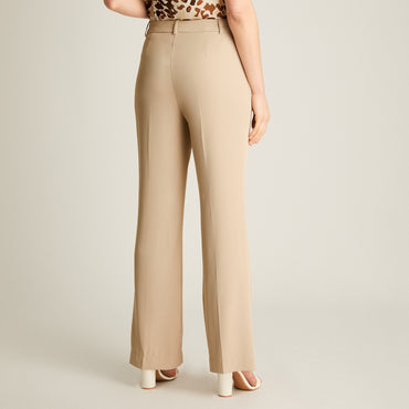 Pantalón Formal Palazzo Beige