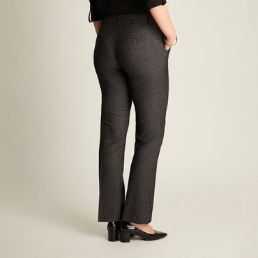 Pantalon Formal Marengo Elasticidad Nula Sin Forro Calce Normal Tela Plano