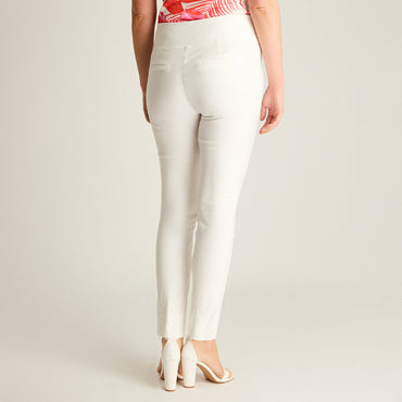 Calza Crudo Slim Tiro Medio