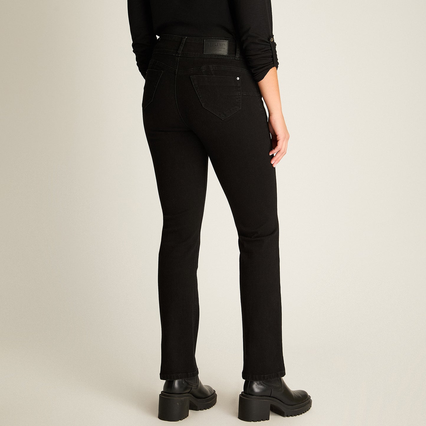 Jeans Gris Oscuro Recto Push Up - Lorenzo di Pontti