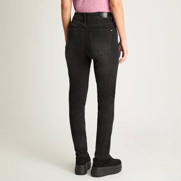 Jeans Skinny Negro Acuarela