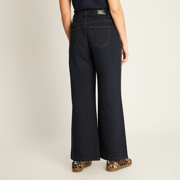Jeans Azul Oscuro Palazzo