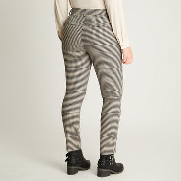 Pantalón Slim Print Crudo Curvi