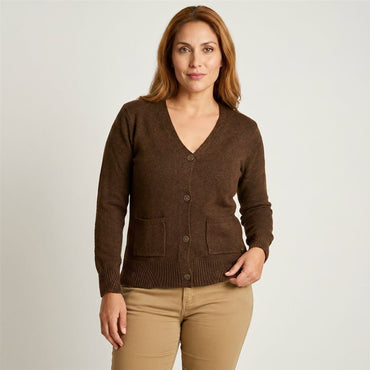 Cardigan Cafe Manga Larga en modelo plus size