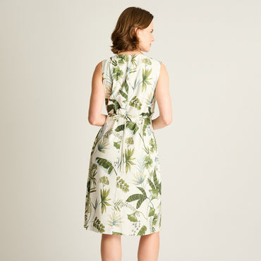 Vestido Midi Verde con Toque Natural y Fresco