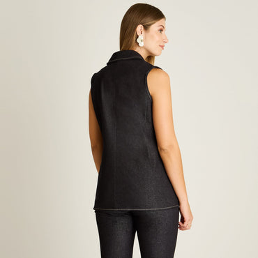 Blazer Azul Oscuro Denim Dark Blue - Lorenzo di Pontti