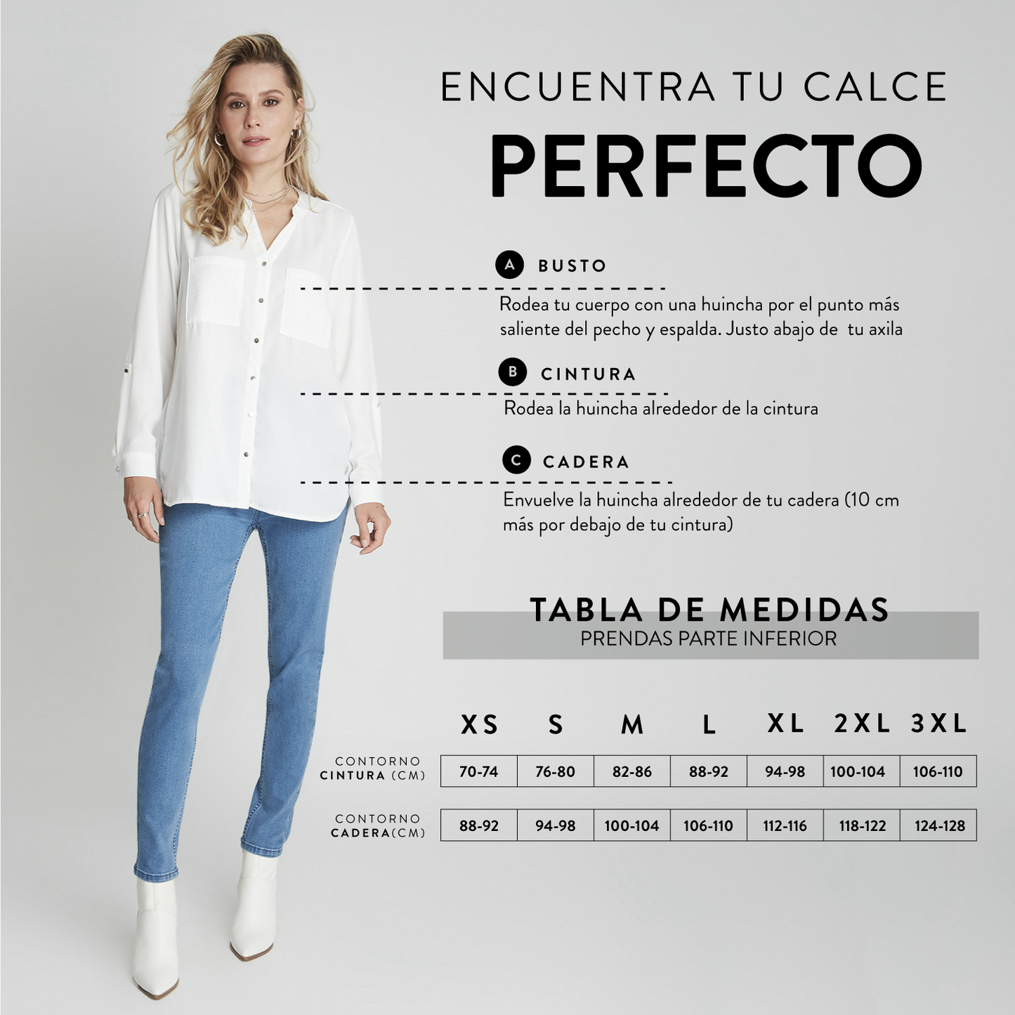 Skinny Jeans Azul Pretina Ancha