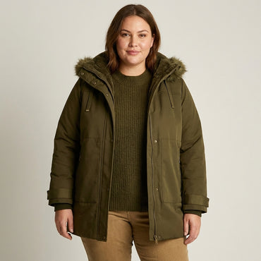 Parka Verde Gorro fijo Forro - Lorenzo di Pontti