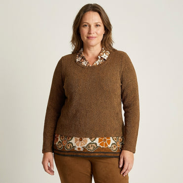 Polera Camel Twin Set Tejido - Lorenzo di Pontti