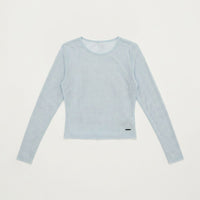 Polera mesh manga larga con strass | Acuarela en plano