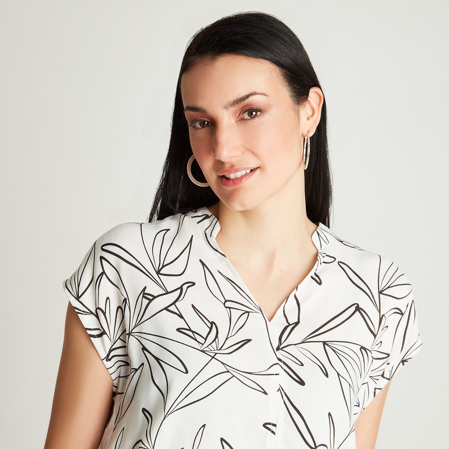 Polera Crudo Manga Corta Estampado - Lorenzo di Pontti