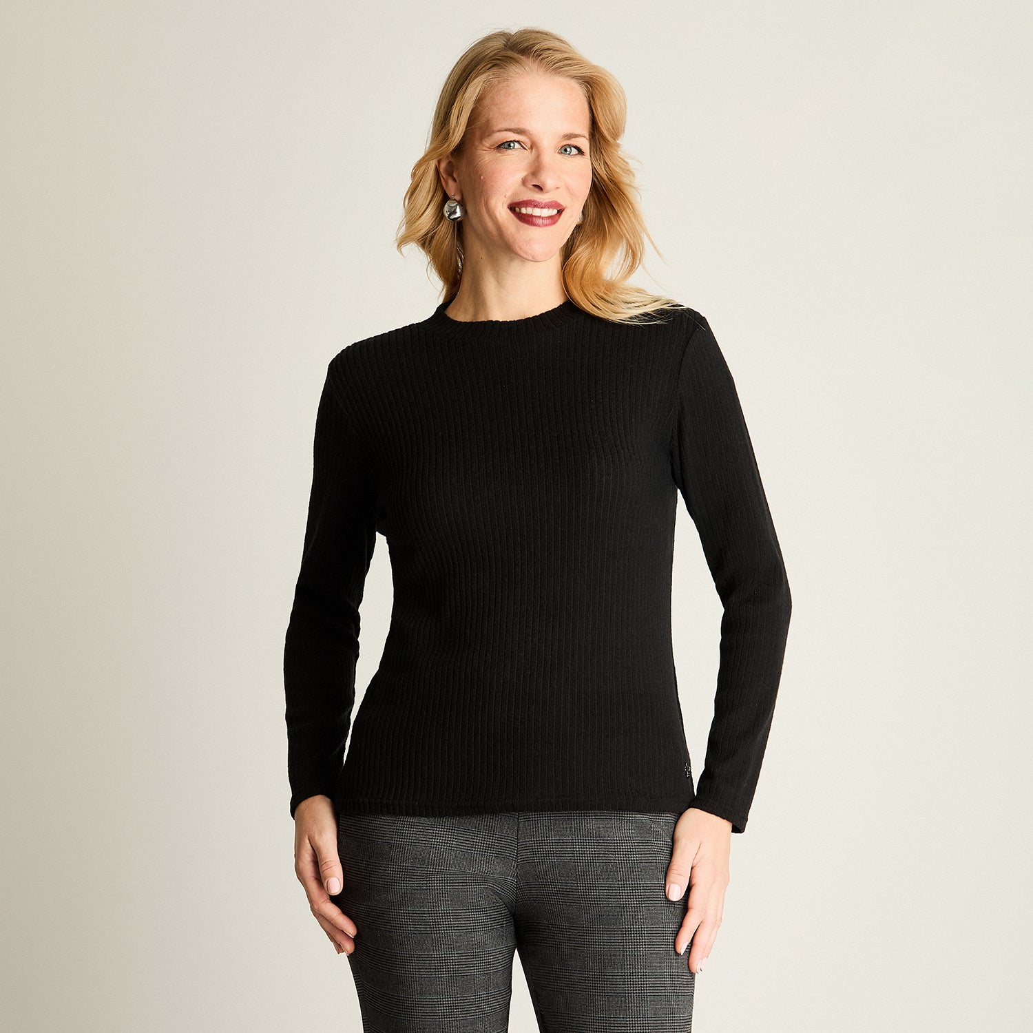 Polera Lisa Básica Negro