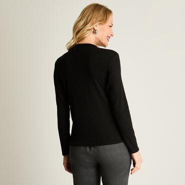 Polera Lisa Básica Negro