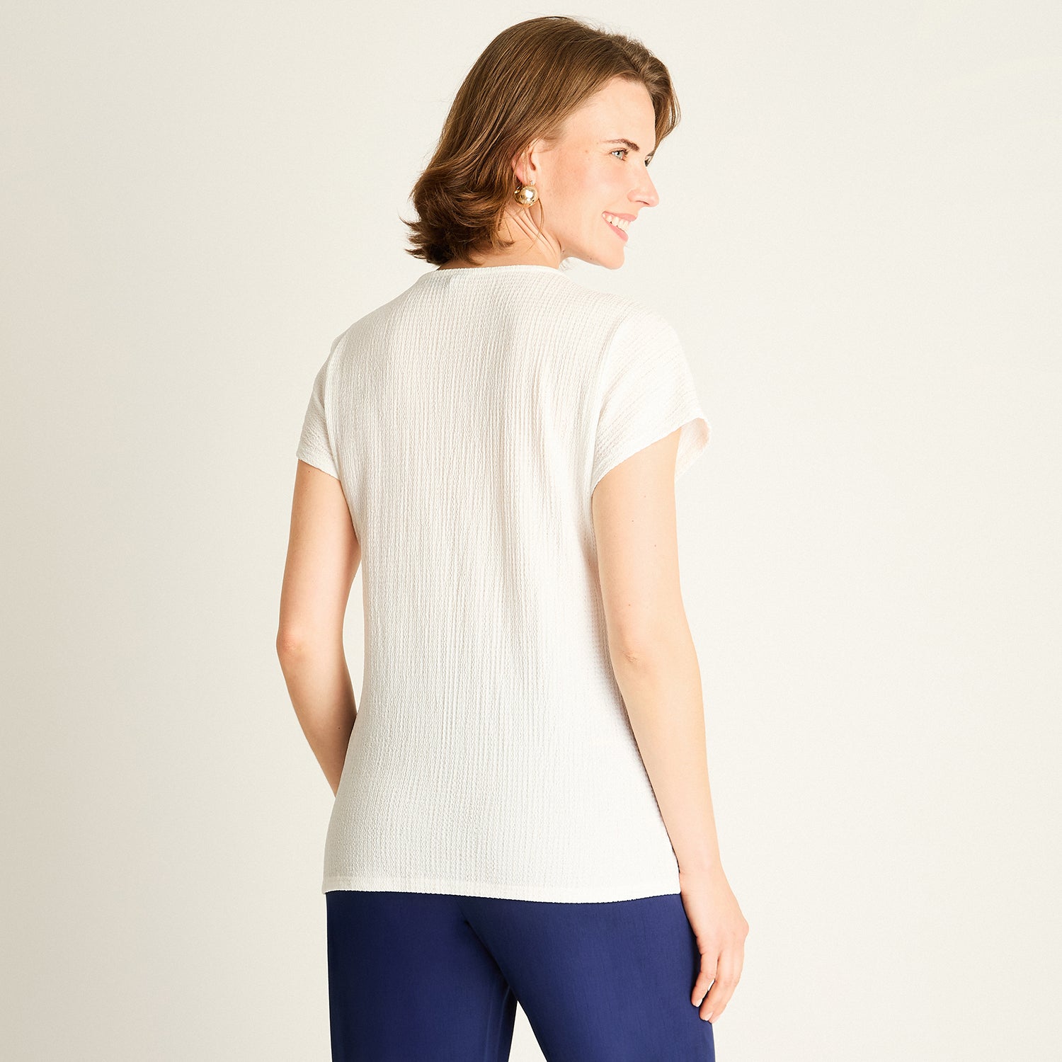 Polera Crudo Cuello en V