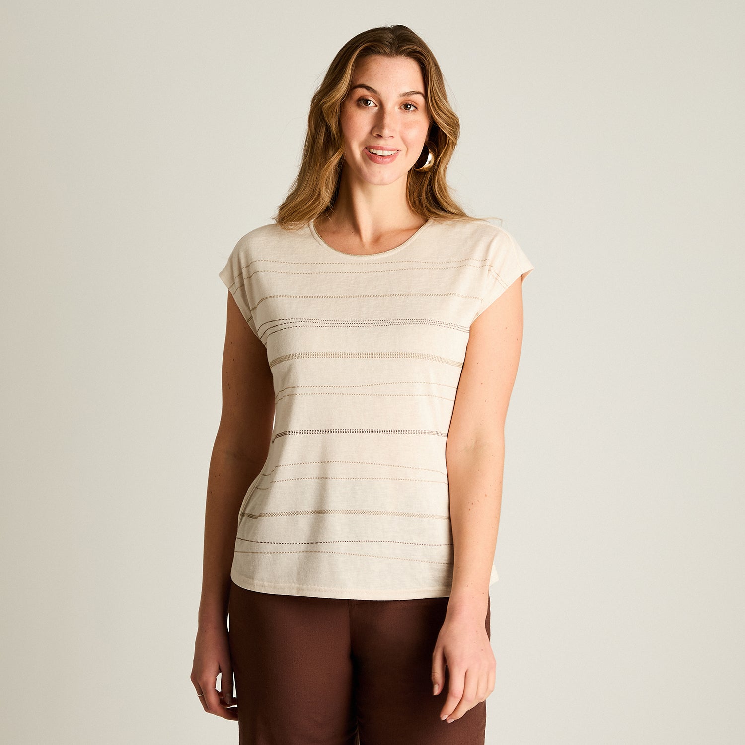 Polera Arena Manga Corta