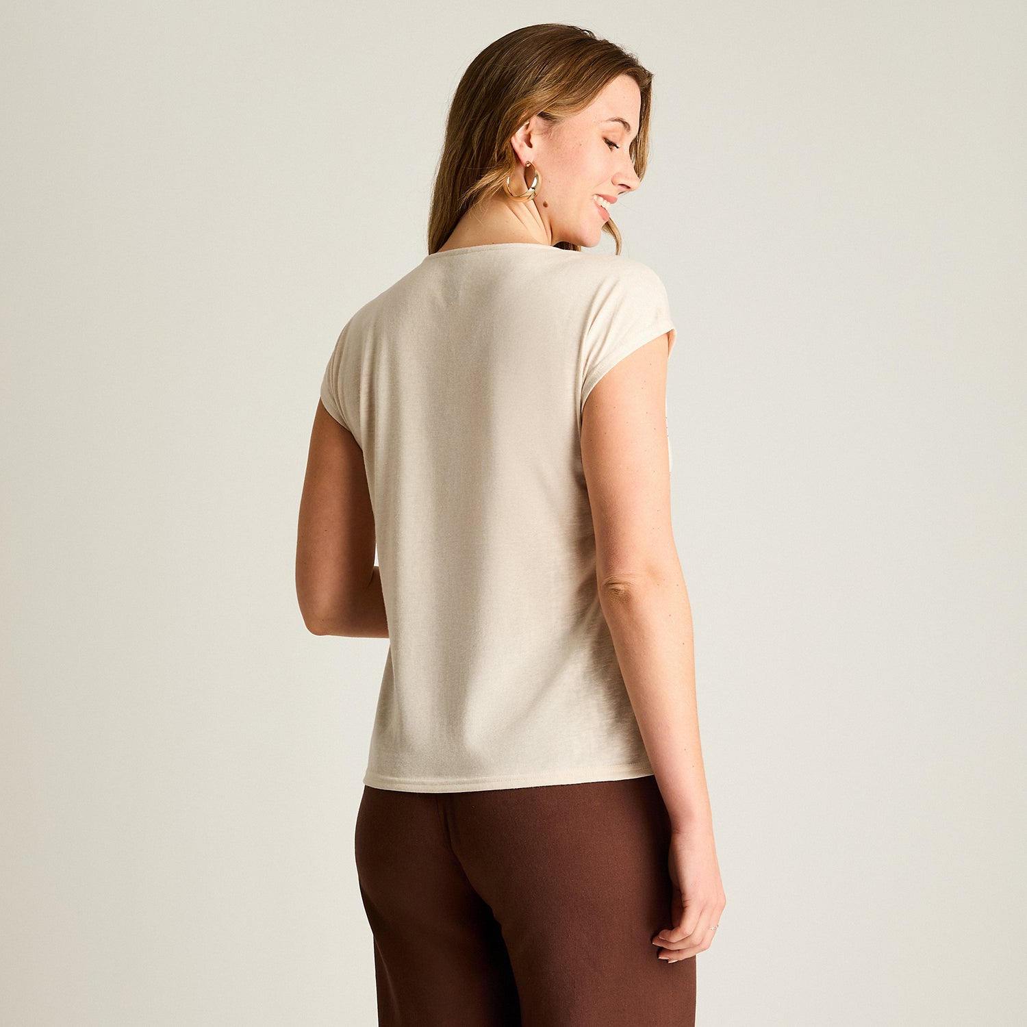 Polera Arena Manga Corta