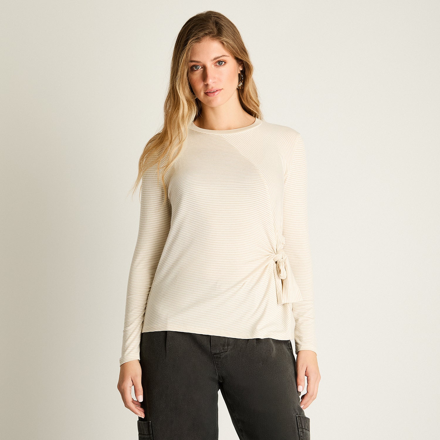 Polera Crudo con Lazo Frontal