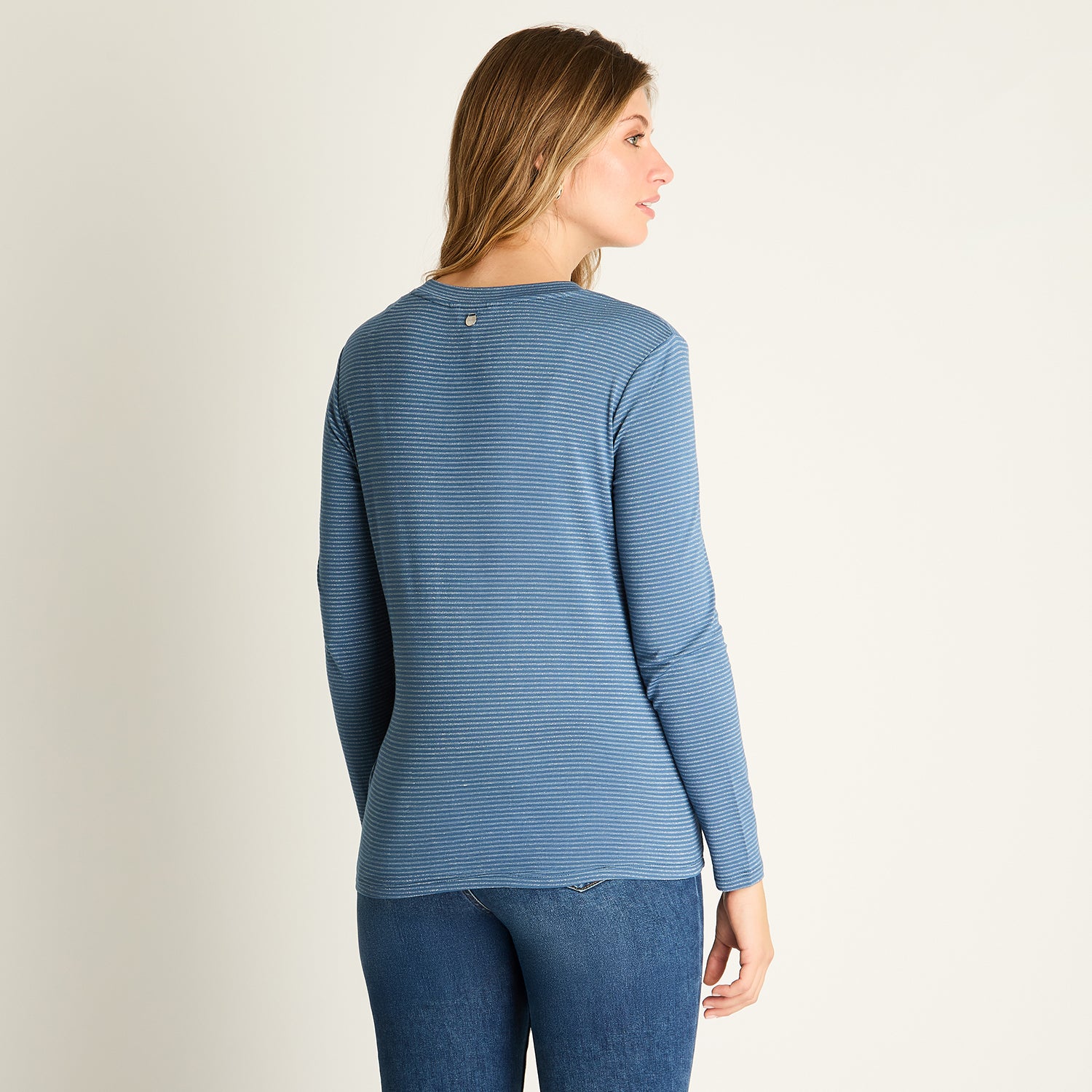 Polera Índigo con Lazo