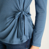 Polera Índigo con Lazo