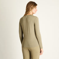 Polera Verde con Nudo Lateral