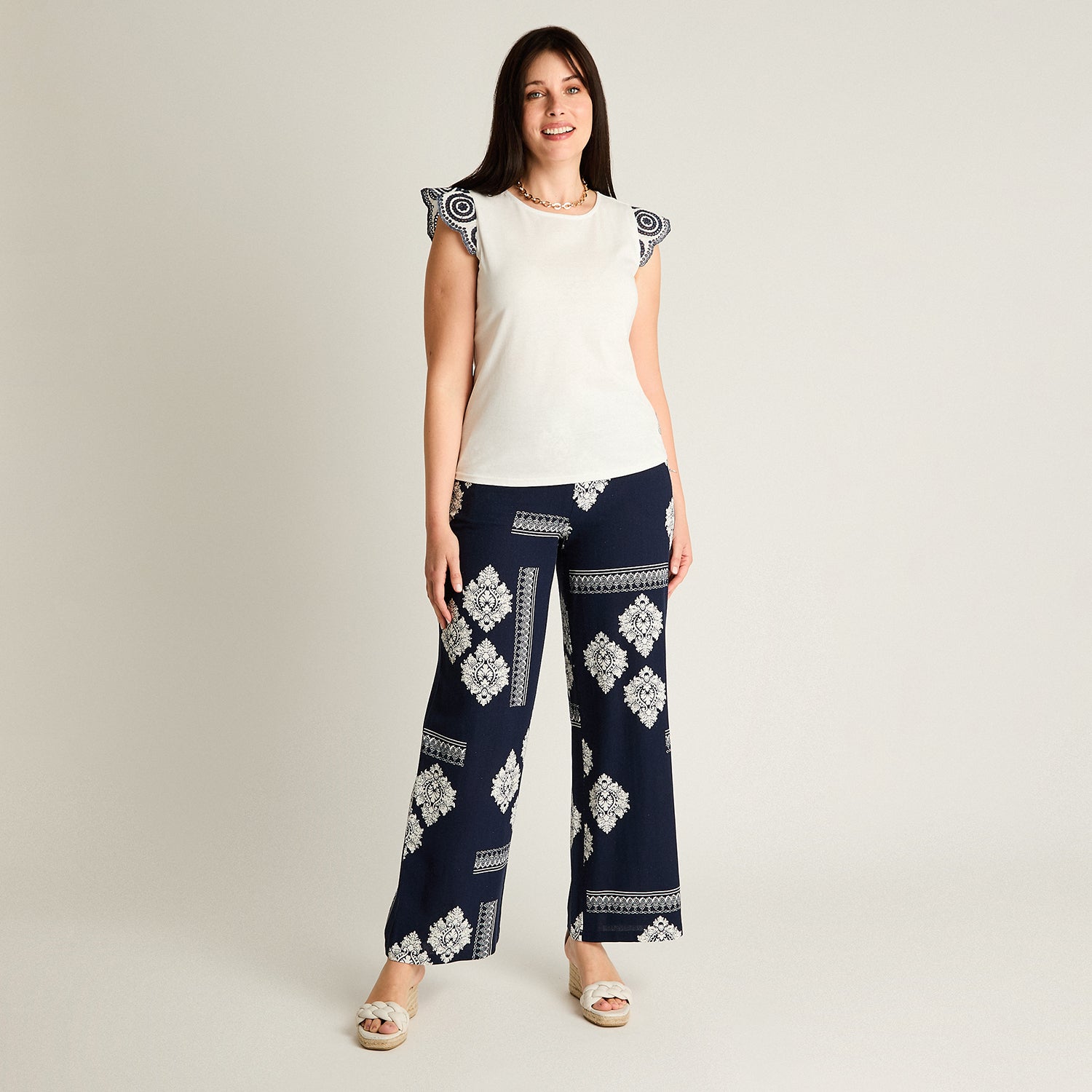 Polera Blanca Sin Mangas