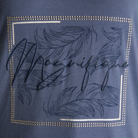 Polera Indigo Manga Corta Elasticidad Media Sin Forro Calce Normal