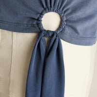 Polera Beige a Rayas con Manga Larga