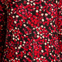 Polera Rojo Manga Larga Elasticidad Media Sin Forro Calce Normal Tela Punto