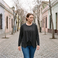 Polera Marengo Twin Set Con Tapado Y Brillo Lúrex lifestyle