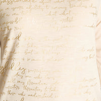 Polera Arena Manga 3/4 Elasticidad Media Sin Forro Calce Normal Tela Punto