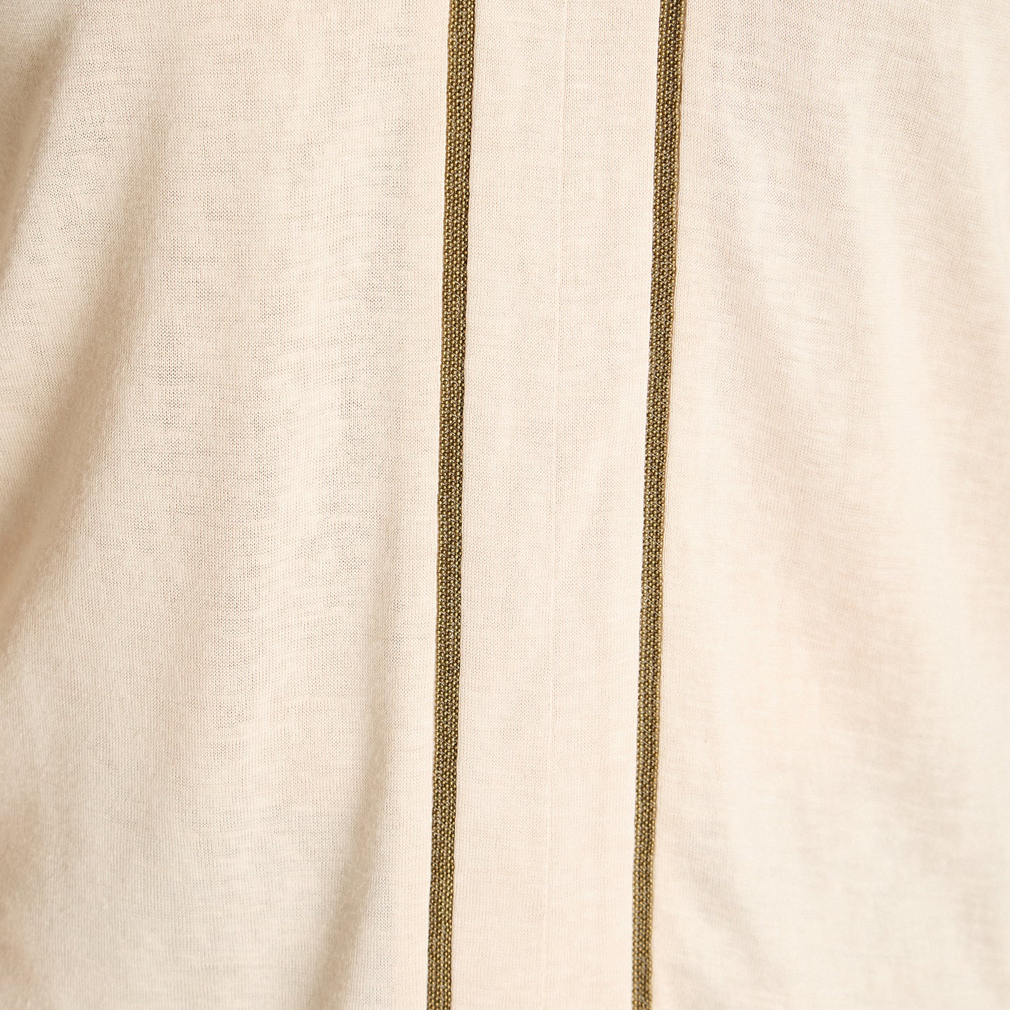 Polera Crudo Manga 3/4 Elasticidad Media Sin Forro Calce Normal Tela Punto