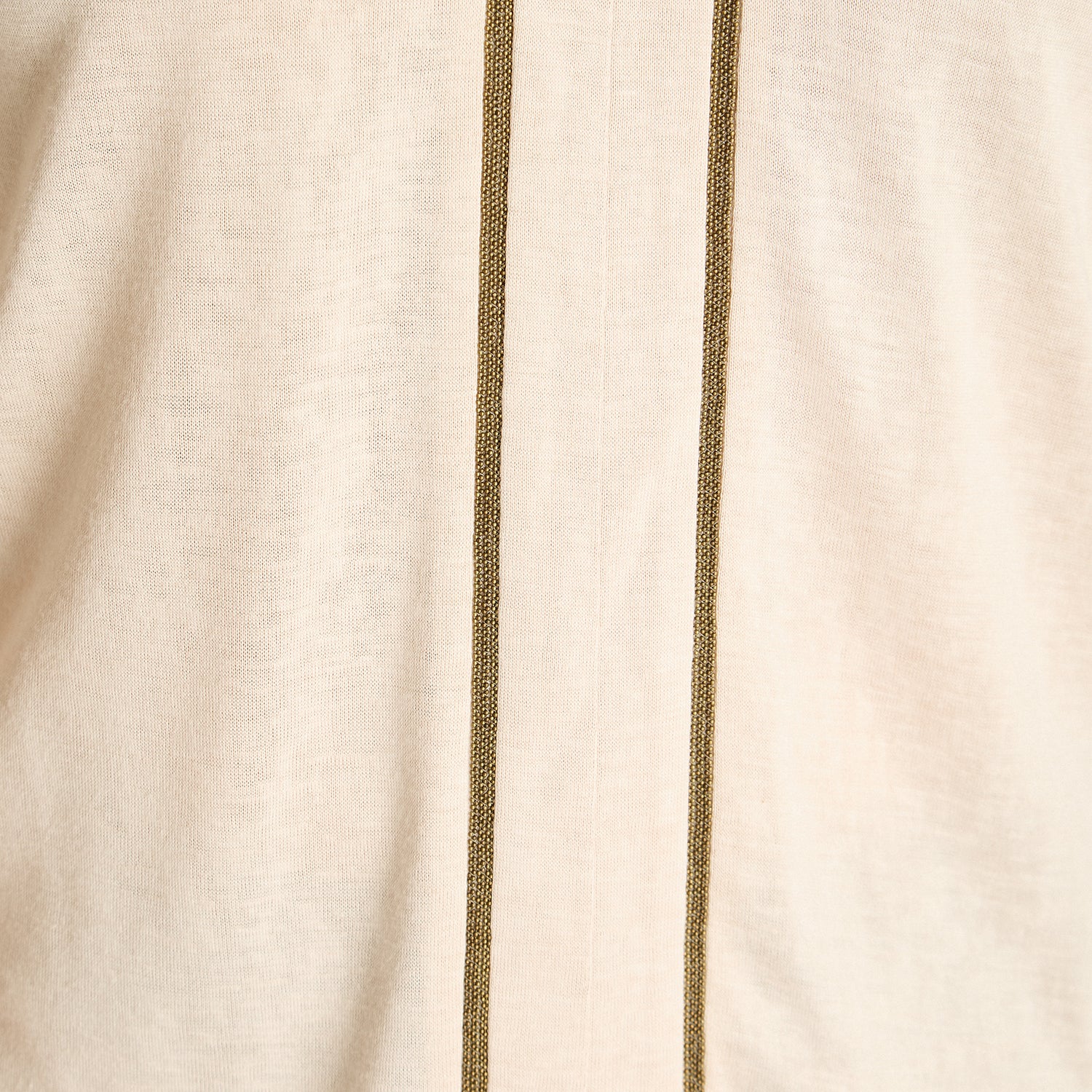 Polera Crudo Manga 3/4 Elasticidad Media Sin Forro Calce Normal Tela Punto