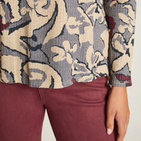 Polera Indigo Manga Larga Elasticidad Media Sin Forro Calce Normal Tela Punto