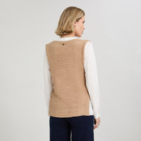 Polera Lanilla con Manga Blusa Camel