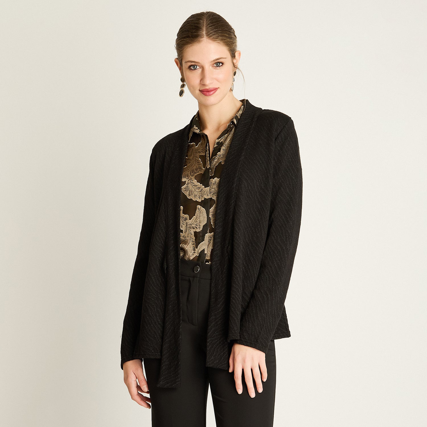 Tapado Negro con Lurex