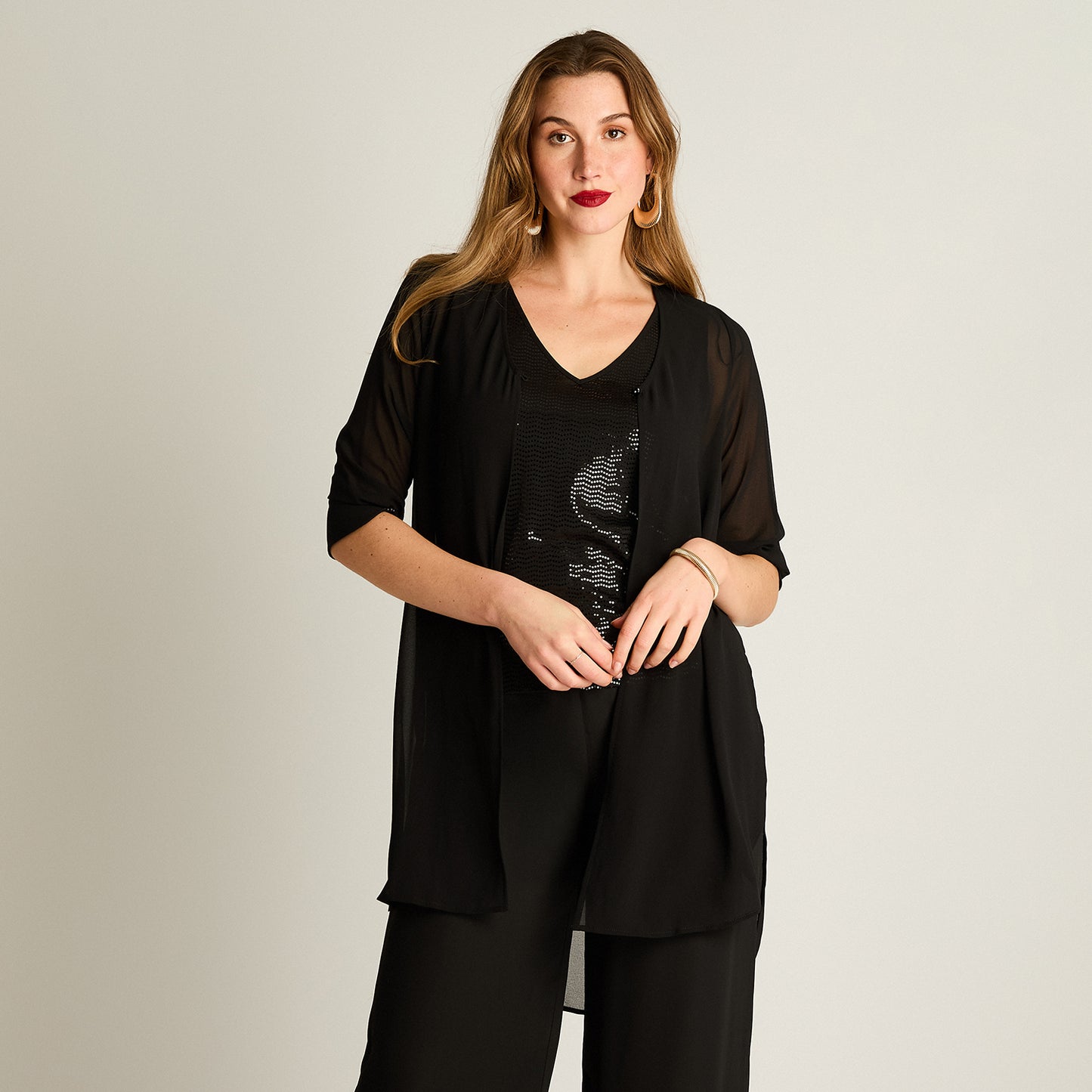 Twin Negro Set Brillos - Lorenzo di Pontti