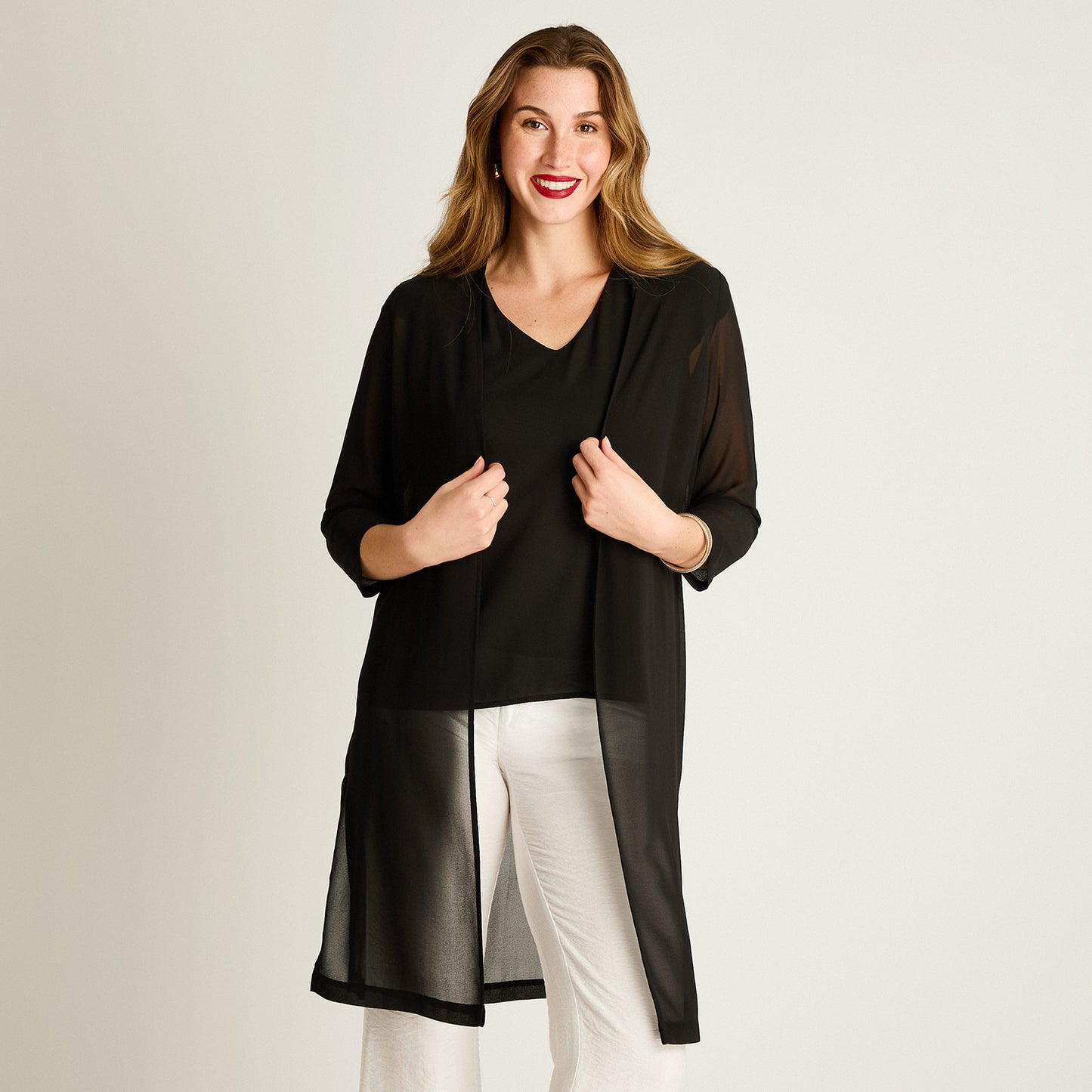 Tapado Negro Largo 3/4