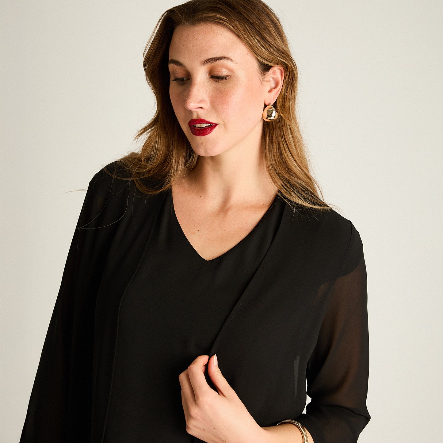 Tapado Negro Largo 3/4