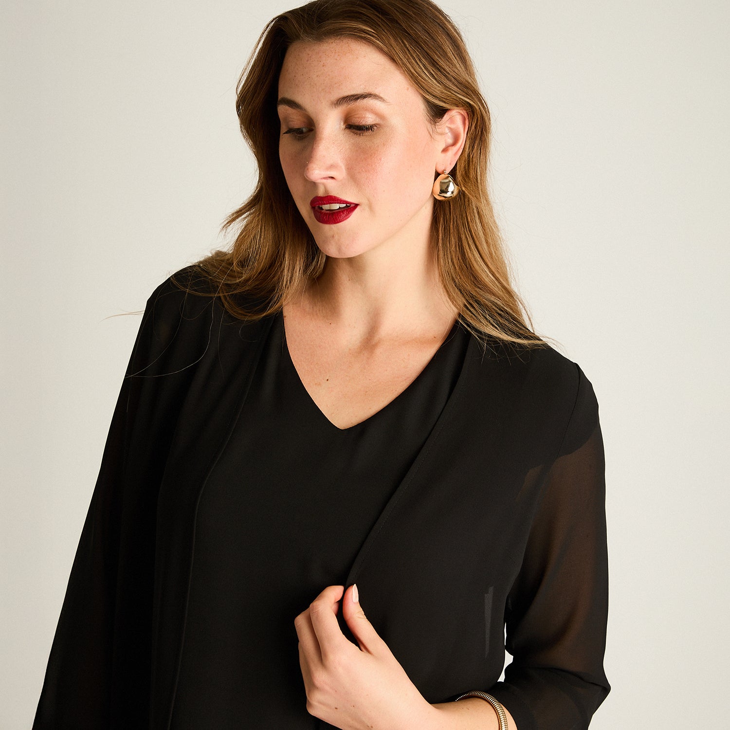 Tapado Negro Largo 3/4