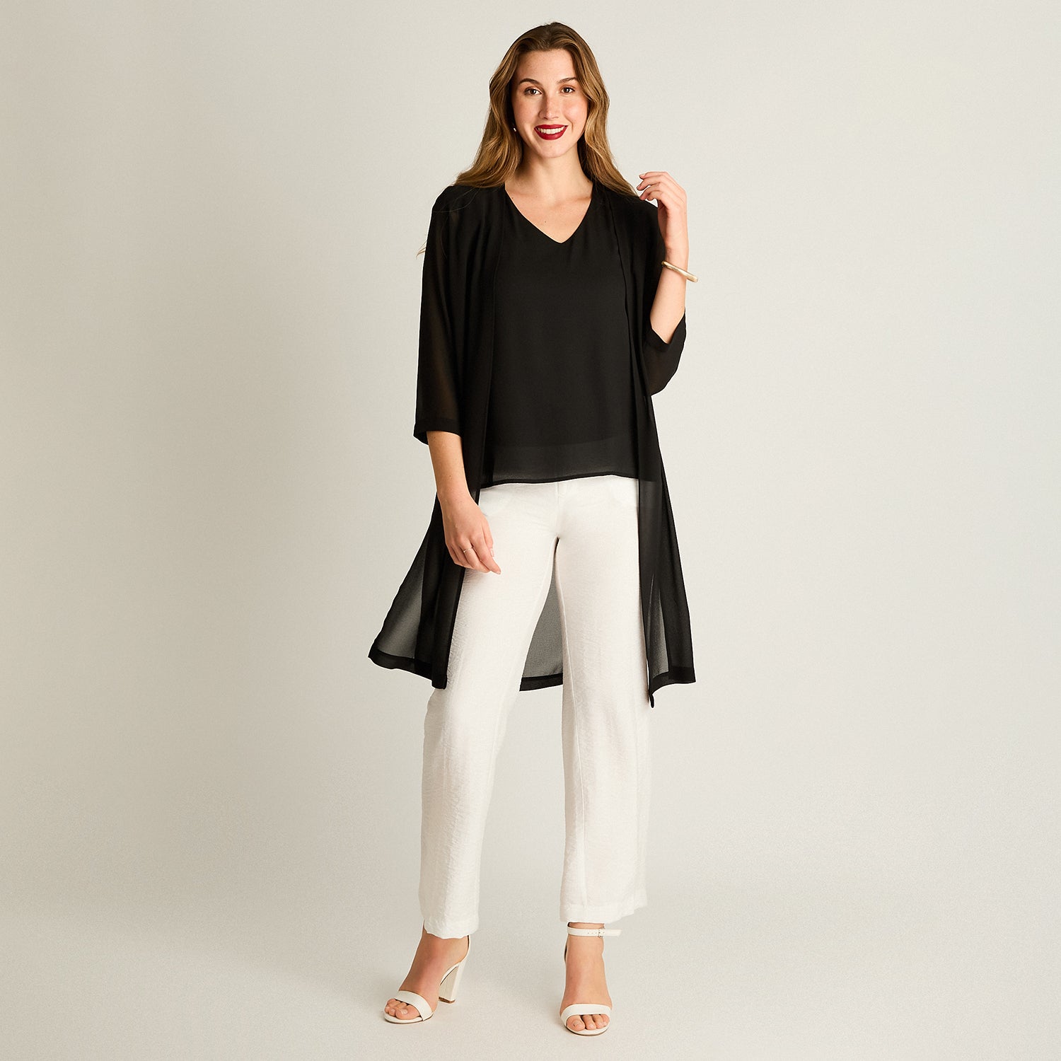 Tapado Negro Largo 3/4