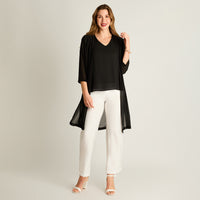 Tapado Negro Largo 3/4