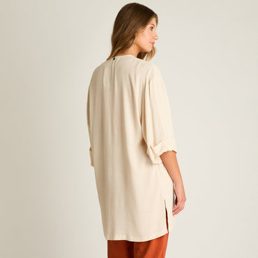 Tapado Arena Manga 3/4 No Elasticado Sin Forro Calce Holgado