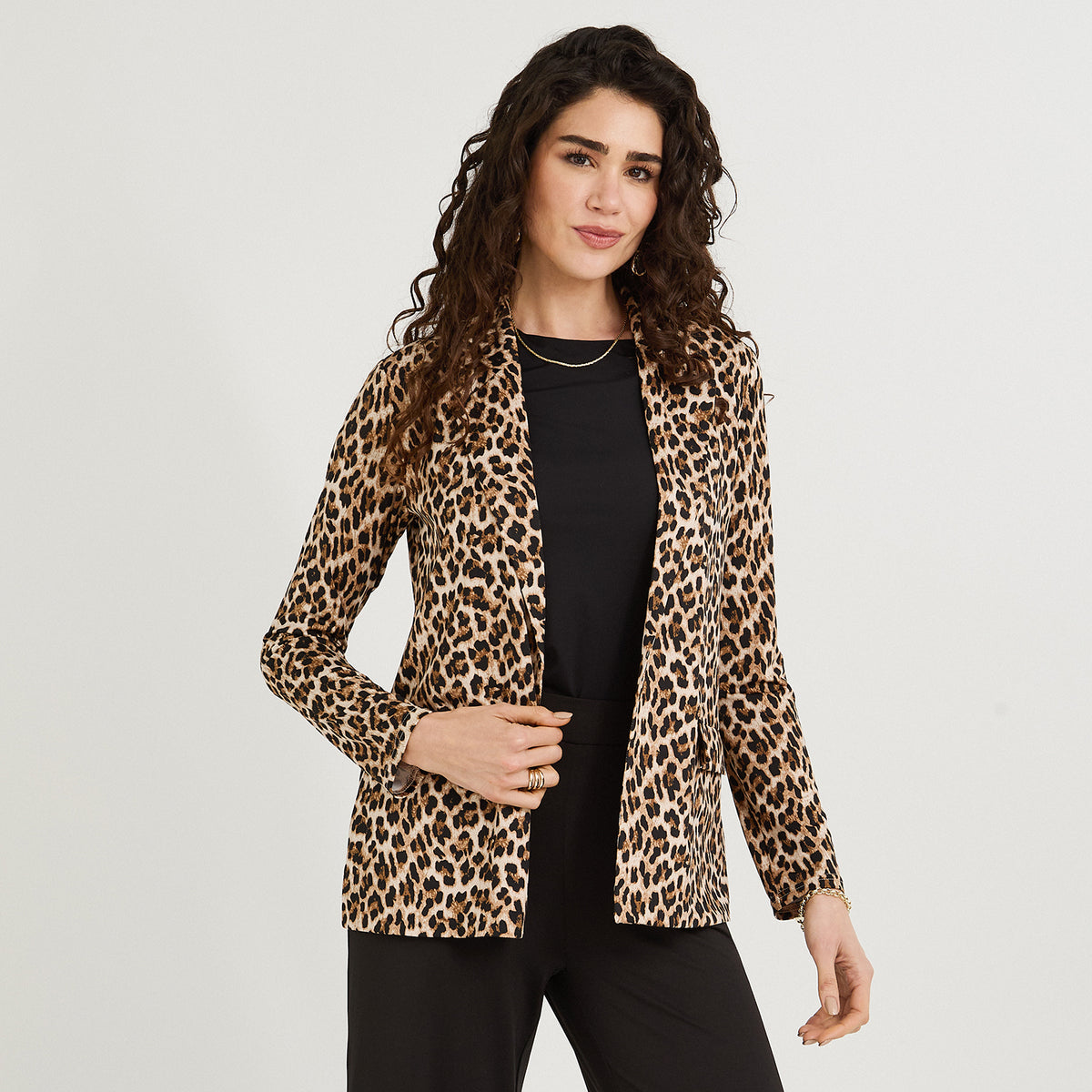 Tapado Polyspandex Estampado Café