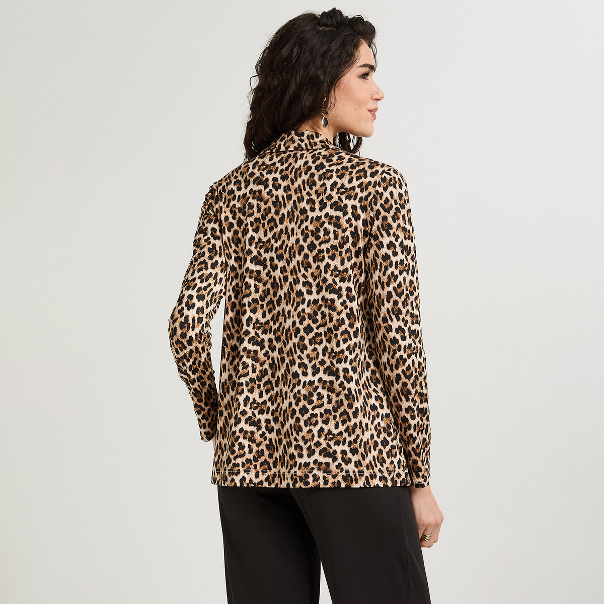 Tapado Polyspandex Estampado Café