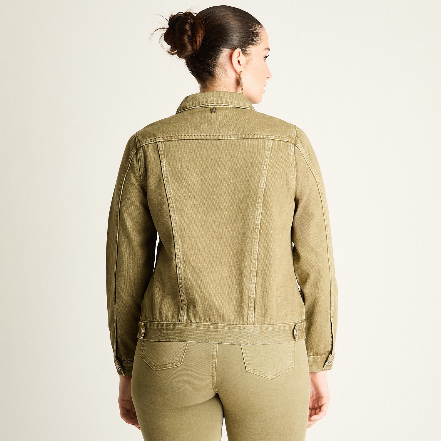 Casaca Mezclilla Verde